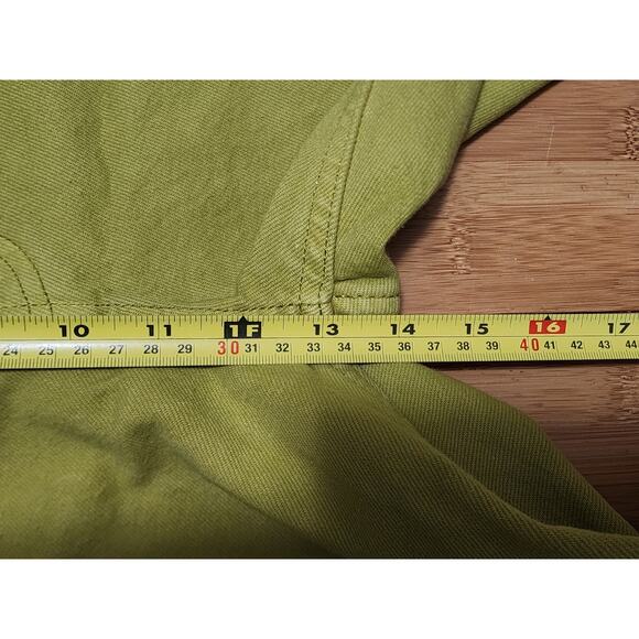 Levis 469 Shorts Mens 36x12 Light Green Loose Red Tab 5 Pocket Jean Denim Casual - Picture 6 of 9